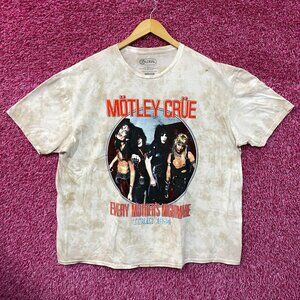 Motley Crue Every Mothers Worst Nightmare Tour 84 Oversized Tie dye XL